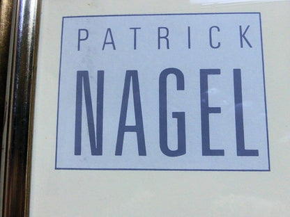 Framed Mirage Editions Patrick Nagel Serigraph Signed Print