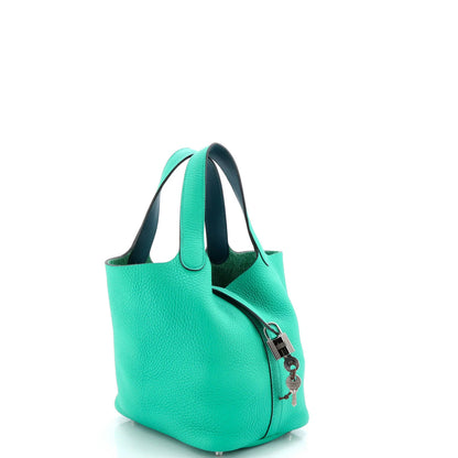 Hermes Eclat Picotin Lock Bag Clemence With Swift Pm