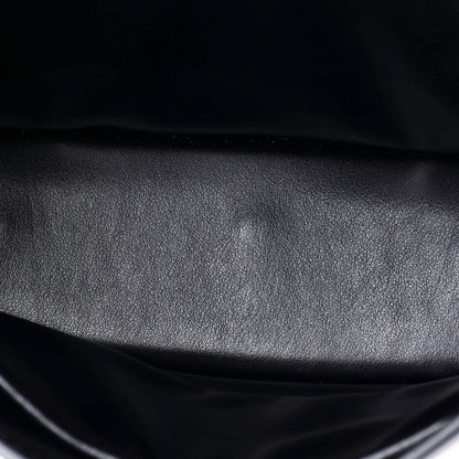 Burberry Double Buckle Flap Messenger Bag Printed Coated Canvas Small