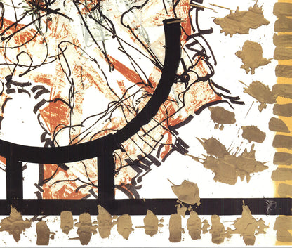 Jean-Paul Riopelle Yesterday And Today " Offset Lithograph Abstra