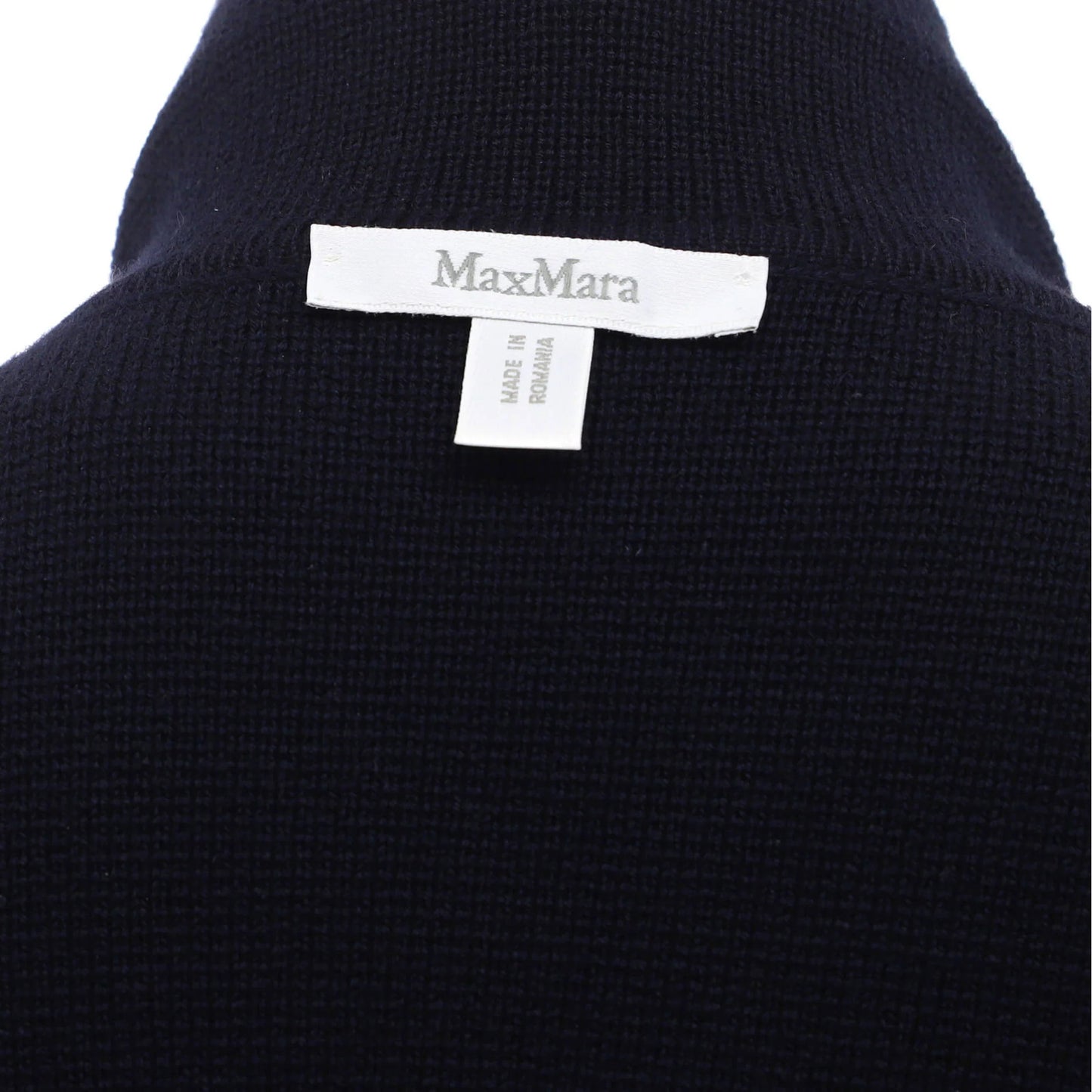 Max Mara Women'S Two Pocket Open Long Cardigan Wool