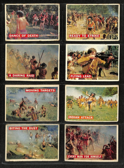 1956 Topps Davy Crockett Card Complete Orange