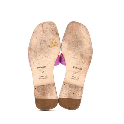 Hermes Women'S Oran Sandals Suede