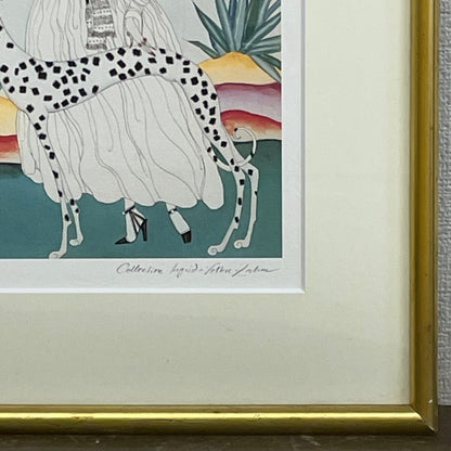 Helen Dryden (Us) Signed Lithograph Ed200 Framed Vogue Fashion Art Deco