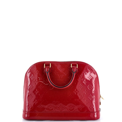Louis Vuitton Alma Handbag Monogram Vernis Pm