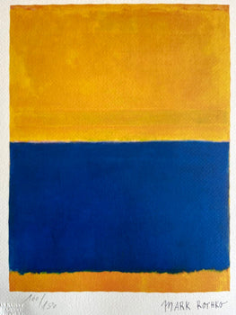 Mark Rothko Lithograph Coa Signed Numbered