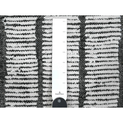 10'X14' Ivory Hand Knotted Moroccan Weave Segment Design Oriental Rug