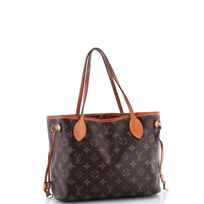 Louis Vuitton Neverfull Nm Tote Monogram Canvas Pm