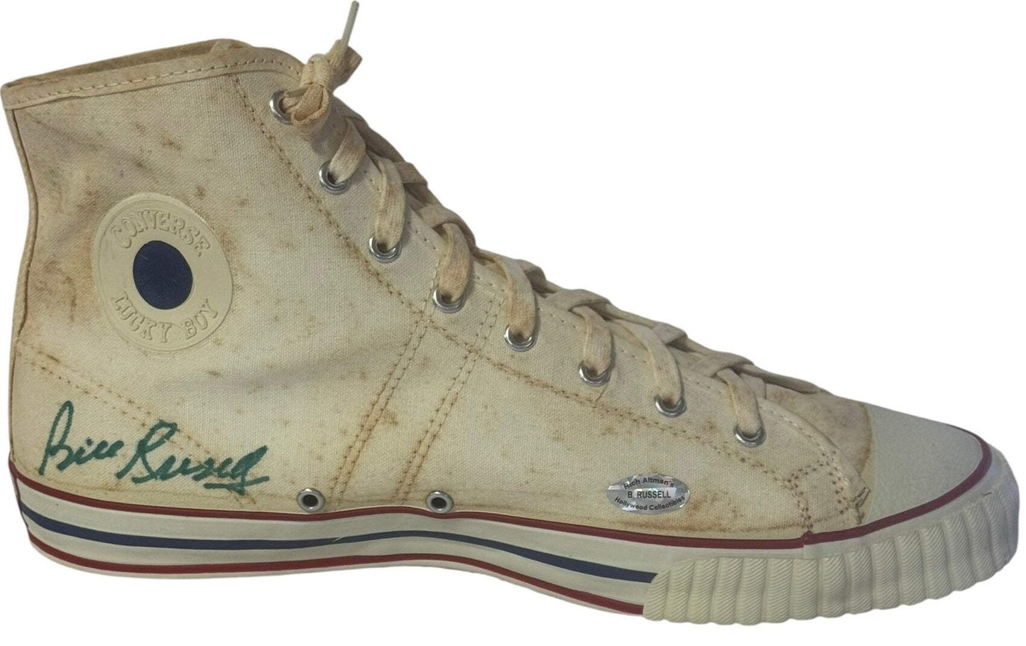 Bill Russell Autographed Converse Chuck Taylor Athletic Shoe