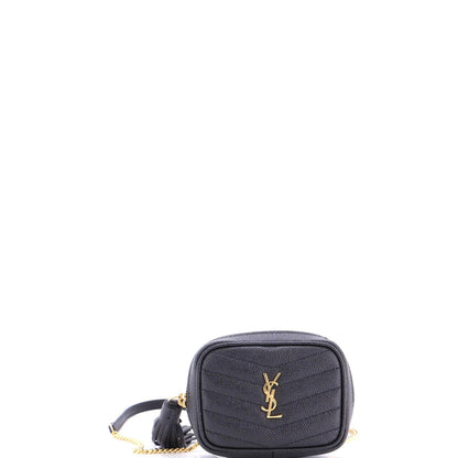 Saint Laurent Lou Camera Bag Matelasse Chevron Leather Baby
