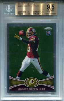 Robert Griffin Iii 2012 Topps Chrome Rookie Card
