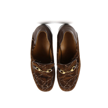 Gucci Men'S Jordaan Loafers Gg Velvet