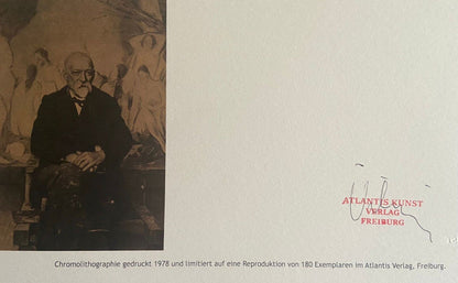 Paul Czanne Lithograph Coa Signed Op Numbered By Hand - Klee Gauguin