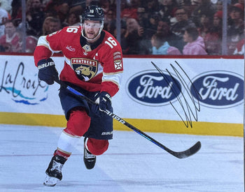 Aleksander Barkov Autographed Panthers 8X10 Hockey Photo