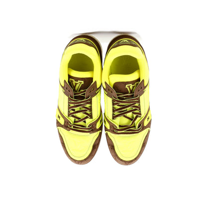 Louis Vuitton Men'S Lv Trainer Sneakers Monogram Empreinte Leather And Monogram