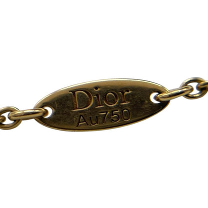 Christian Dior Rose Des Vents 1P Diamond Necklace Au750