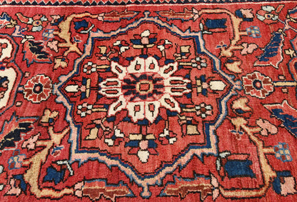 3'6X11'9 Oriental Runner Rug Floral Geometric Farmhouse Carpet