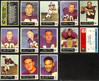 11965 Philadelphia Football Vikings Team Set (13/14) Cards Carl Eller Rc 189255