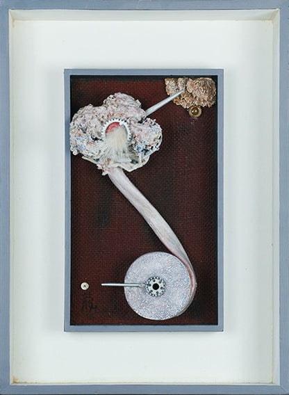 Tatsuo Ikeda Mixed Media Painting The Cuckoo s Nest 2009 Signed