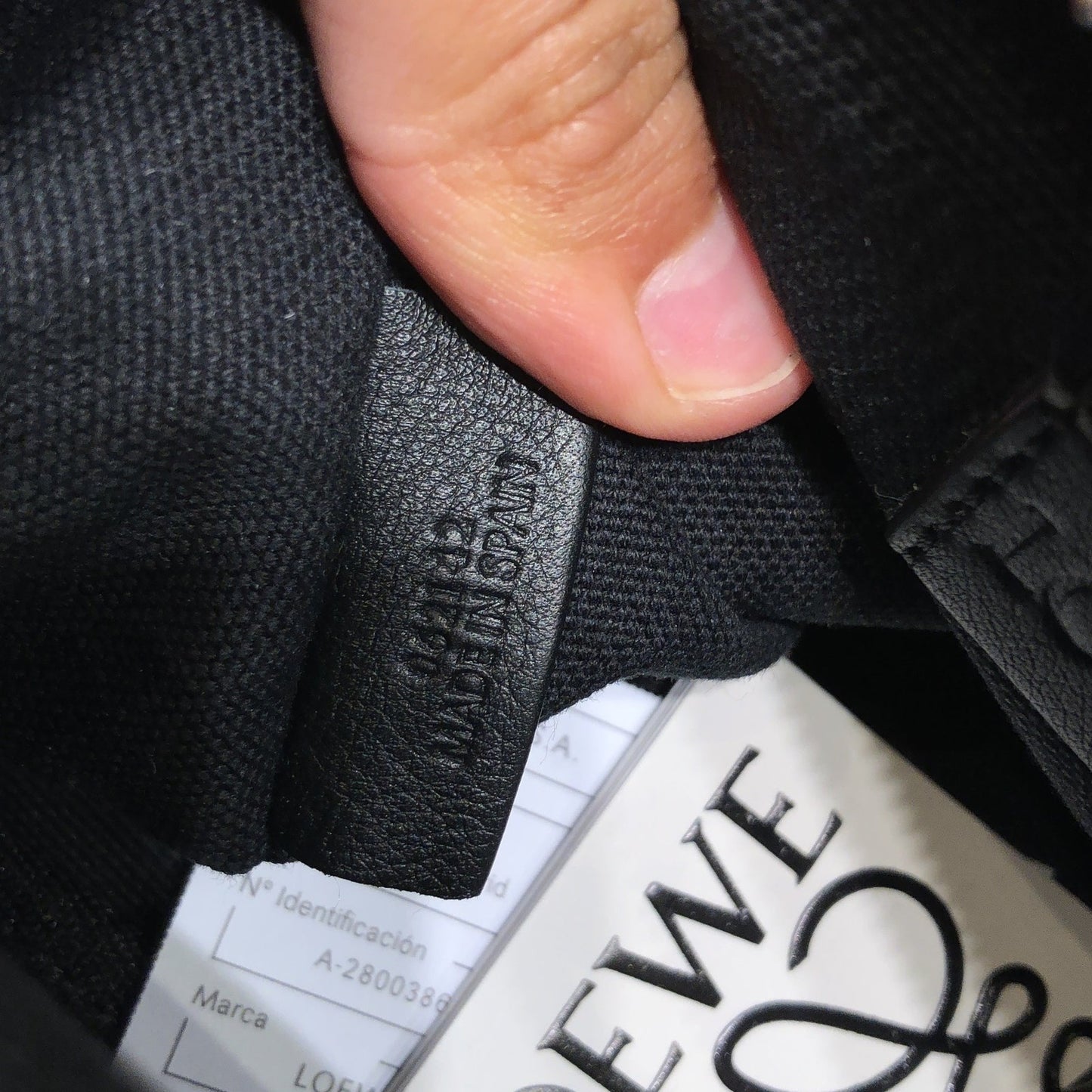 Loewe Front Pocket Camera Bag Anagram Canvas Mini