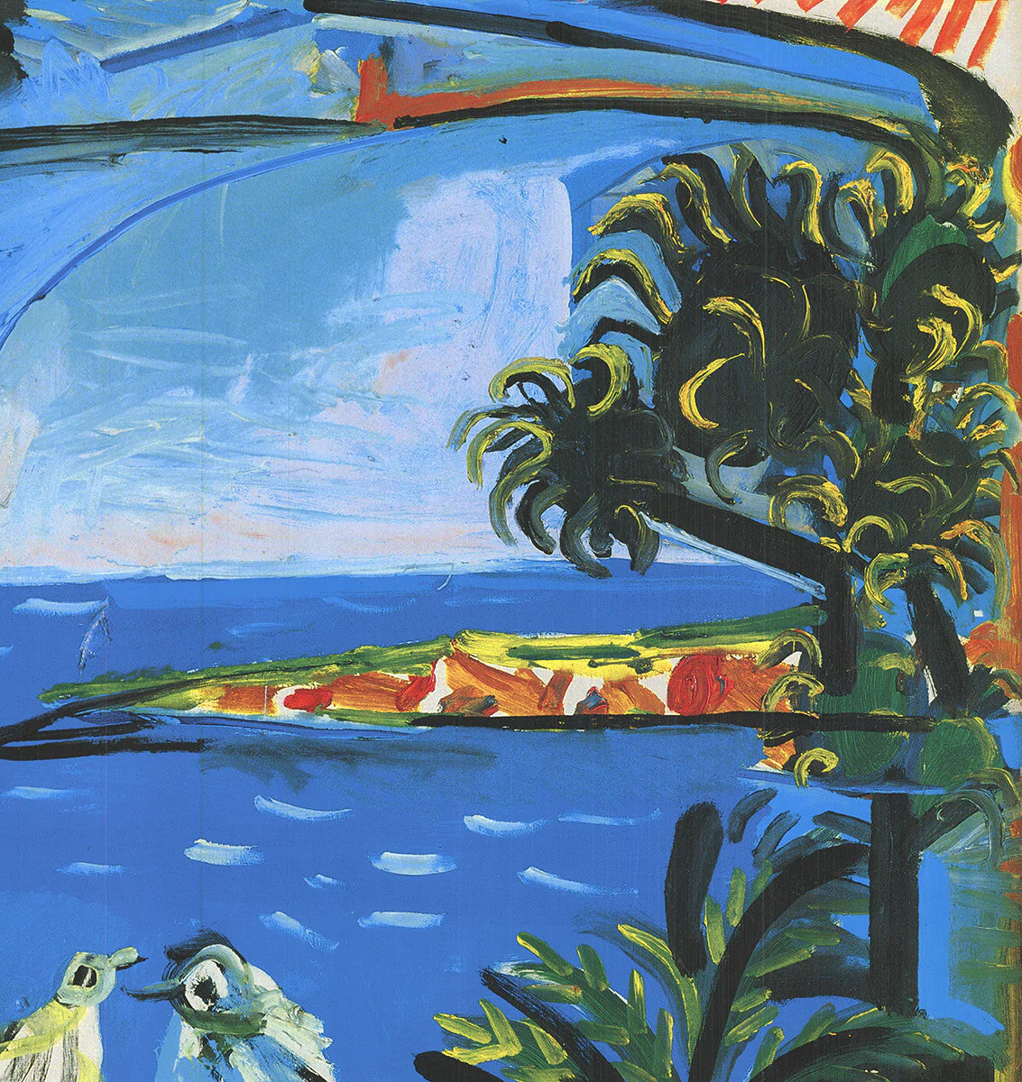Pablo Picasso The Pigeons " Offset Lithograph Impressionism &