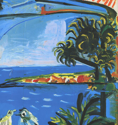 Pablo Picasso The Pigeons " Offset Lithograph Impressionism &