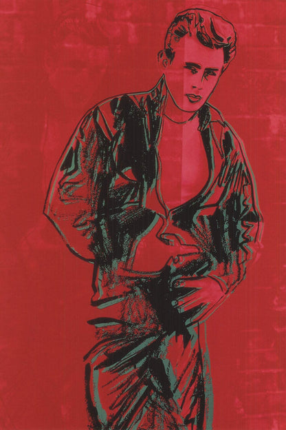 Andy Warhol Ads: Rebel Without A Cause (James Dean) " Poster