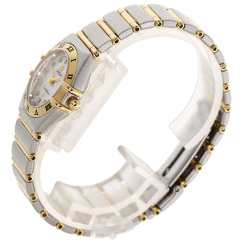 Omega Constellation Diamond Watches 1262.75.00 Stainless Steel/Ssxk18Yg Ladies