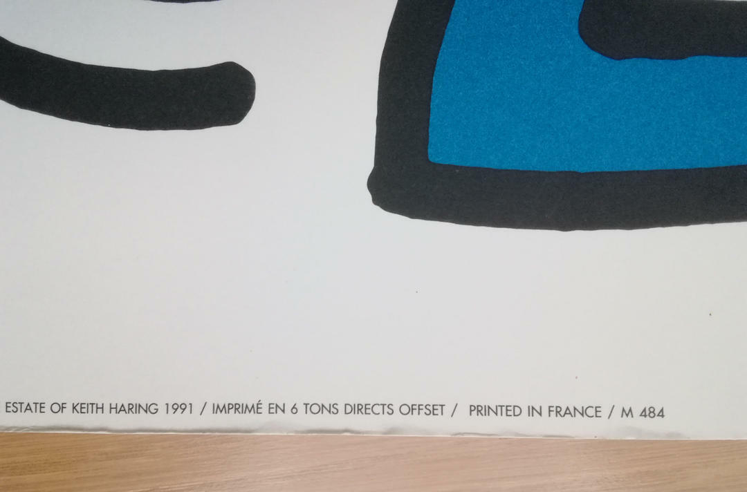 Keith Haring oversized poster 90 cm x 90 cm
