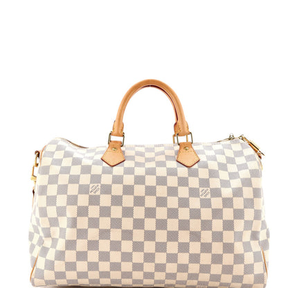 Louis Vuitton Speedy Bandouliere Bag Damier 35