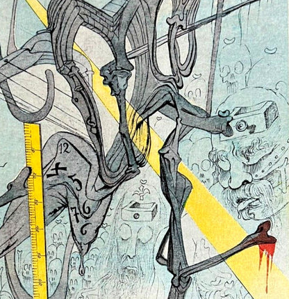 Salvador Dal - Lithograph Coa Signed Op Numbered In Pencil