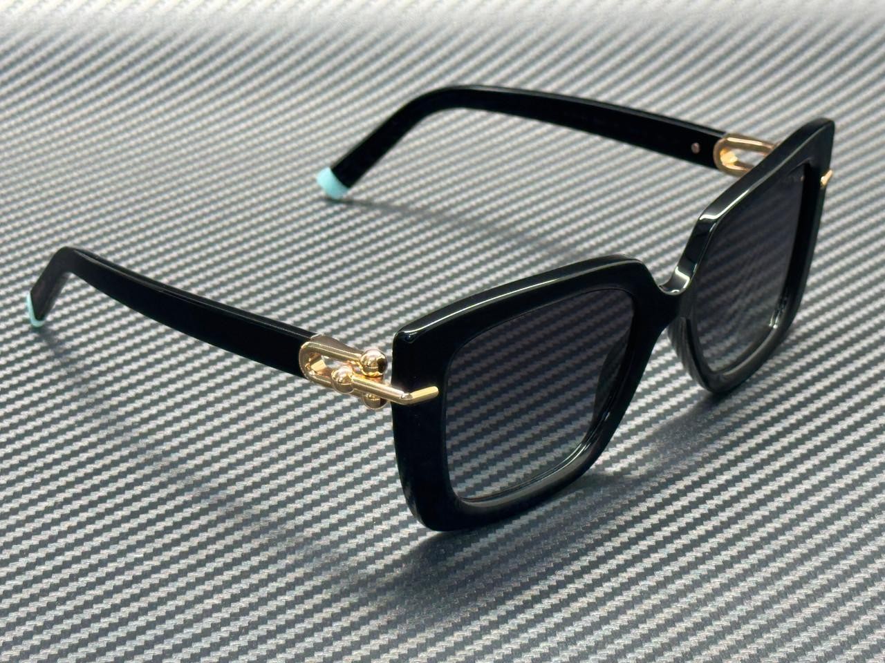 TIFFANY TF4199 80013C Black Grey Gradient Women's 53 mm Sunglasses