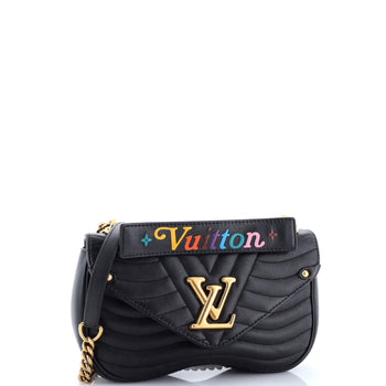 Louis Vuitton New Wave Chain Bag Quilted Leather Mm