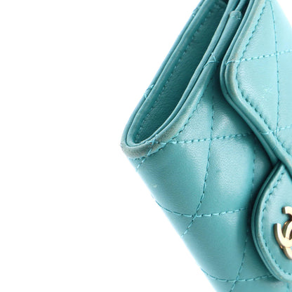 Chanel Classic Flap Card Case Quilted Lambskin