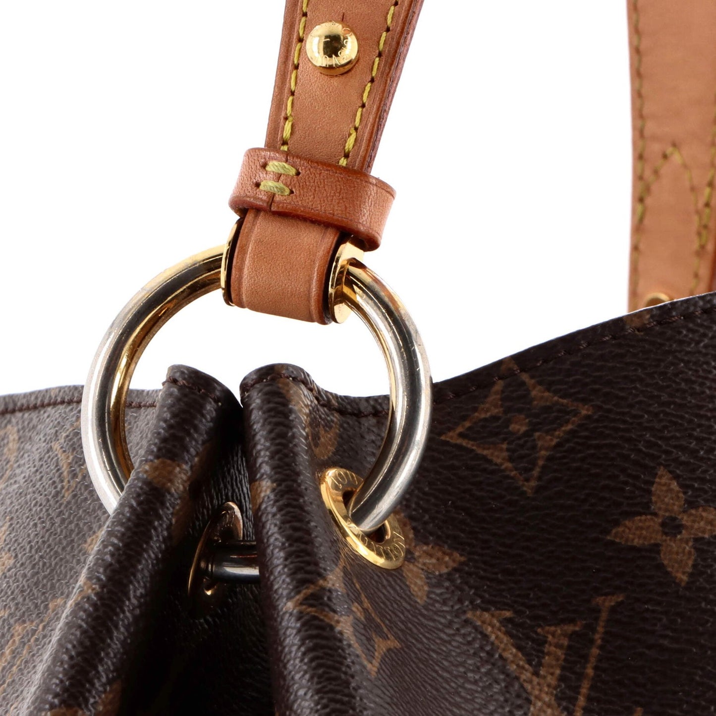 Louis Vuitton Graceful Handbag Monogram Canvas Mm
