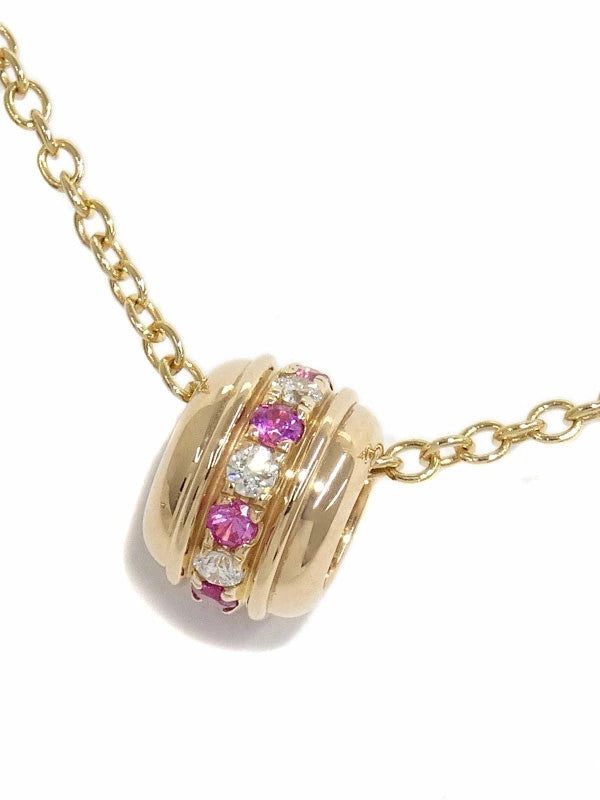 Piaget K18Pg Possession Necklace With Sapphire And Diamond