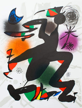 Joan Miro Litografia Original Iv 