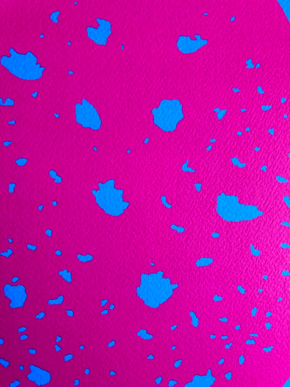 Lucio Fontana Lithograph ( Coa Signed In Pen) Numbered In Pencil