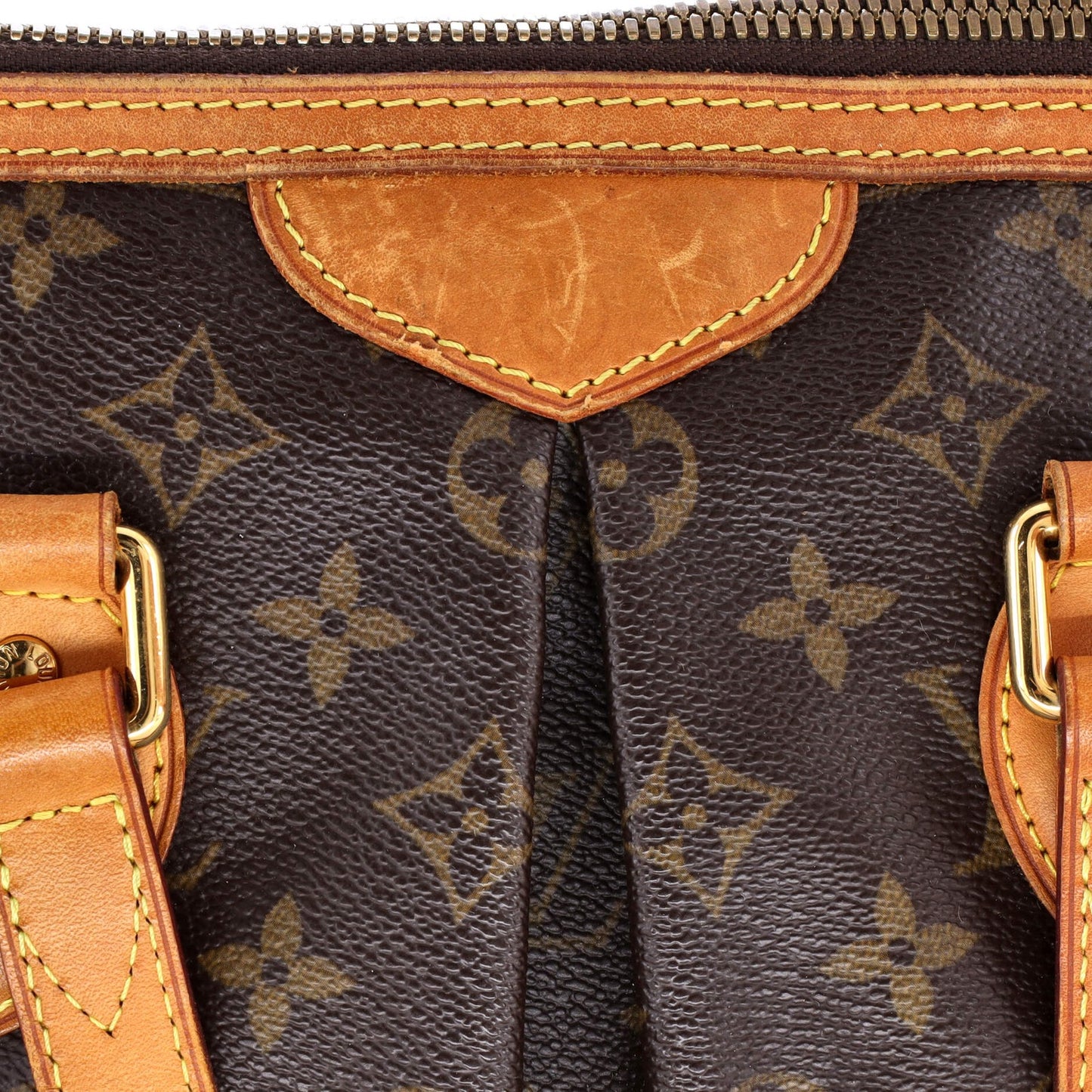 Louis Vuitton Palermo Handbag Monogram Canvas Pm