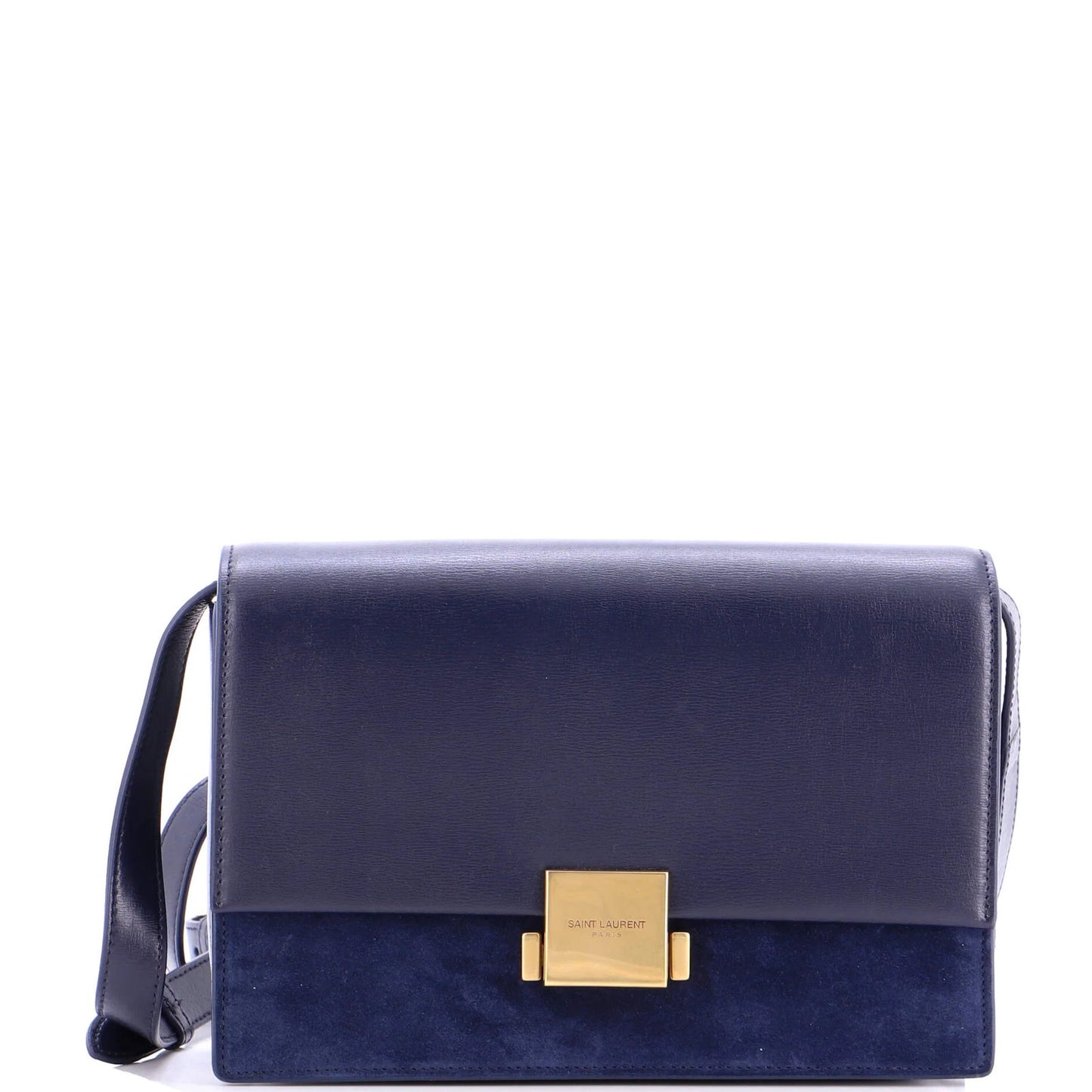 Saint Laurent Bellechasse Shoulder Bag Suede And Leather Medium