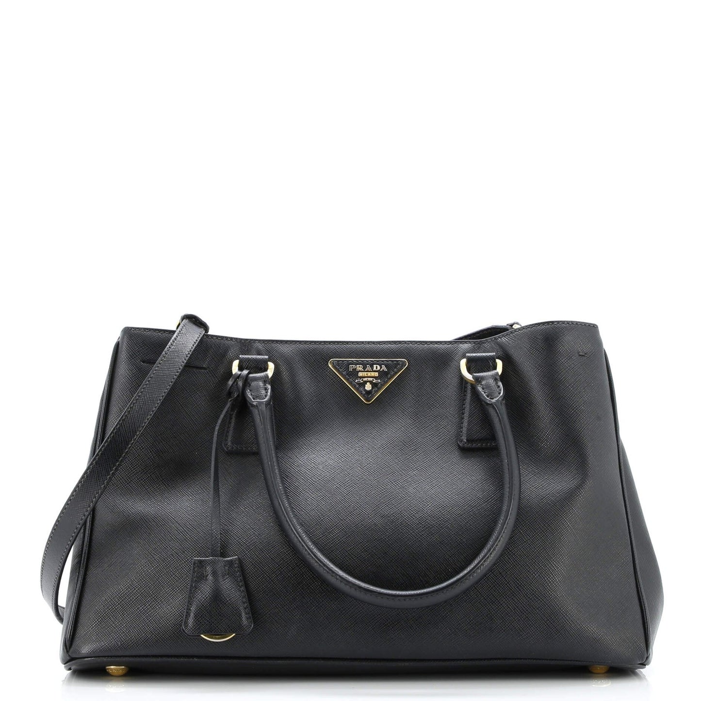 Prada Gardener'S Tote Saffiano Leather Medium