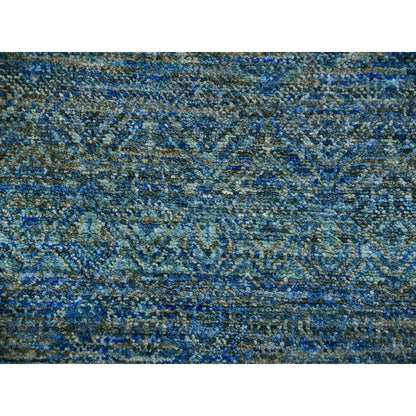 10'X10' Green 100% Wool Hand Knotted Kohinoor Herrita Round Oriental Rug