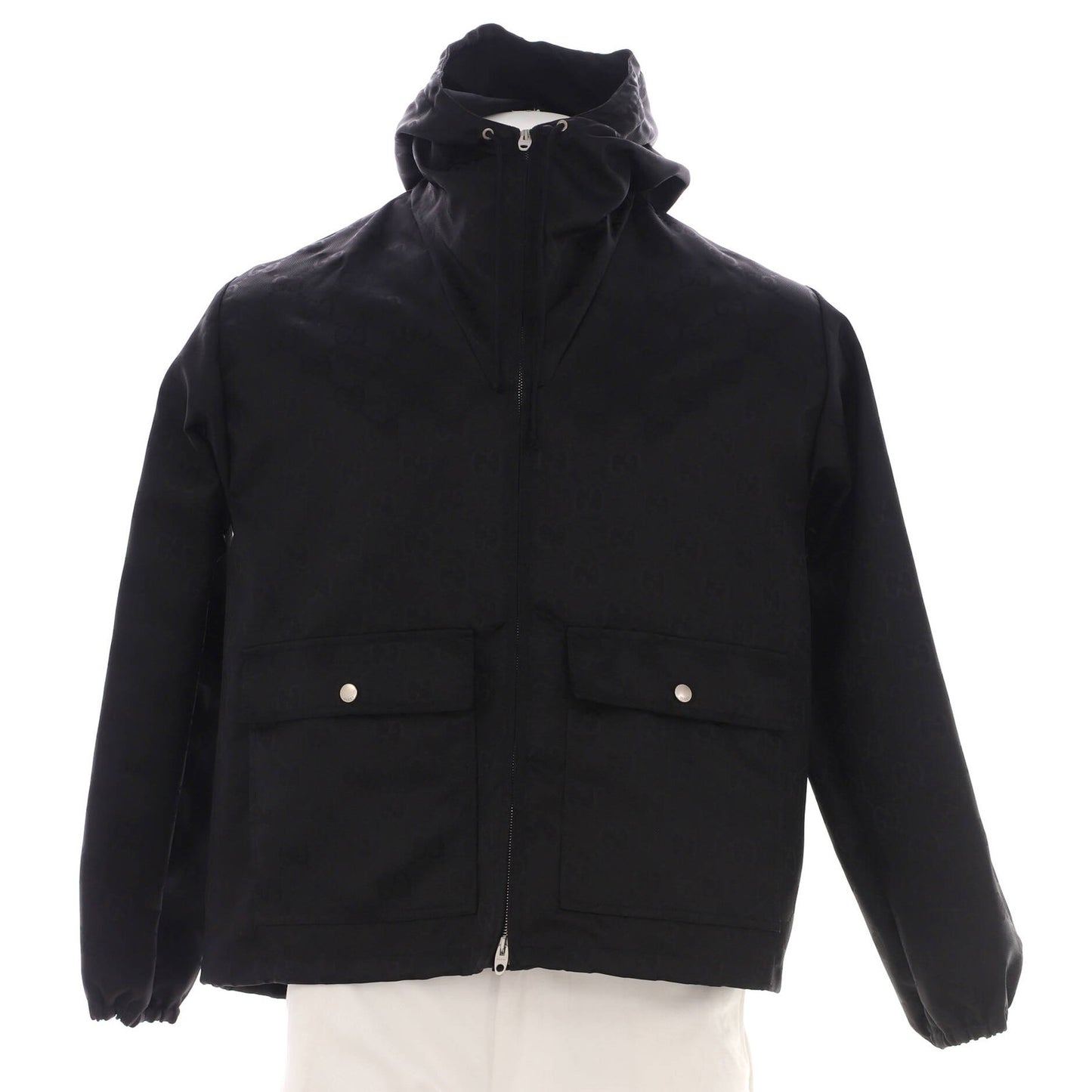 Gucci Men'S Off The Grid Hooded Windbreaker Gg Polyamide
