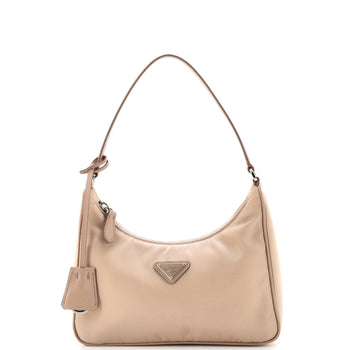 Prada Re-Edition 2005 Hobo Tessuto With Saffiano Leather Mini