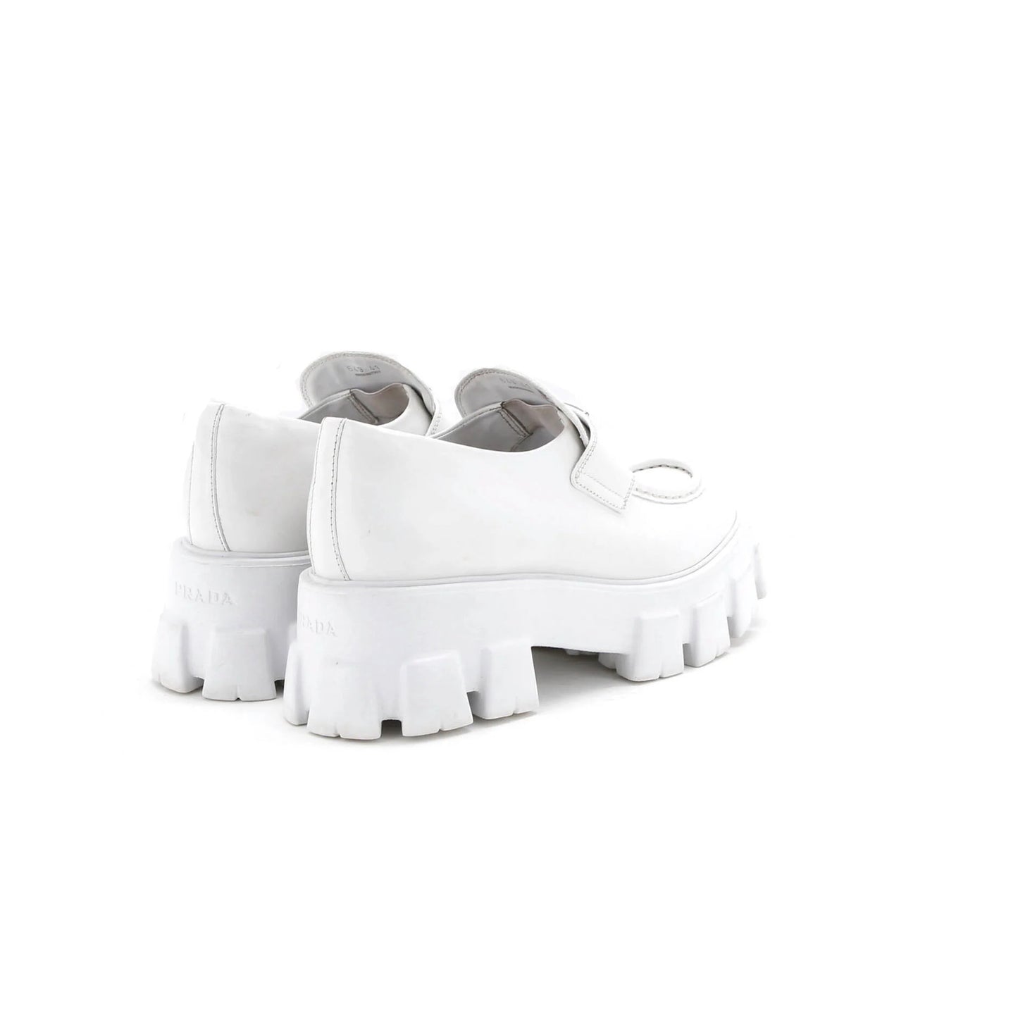 Prada Women'S Monolith Loafers Leather