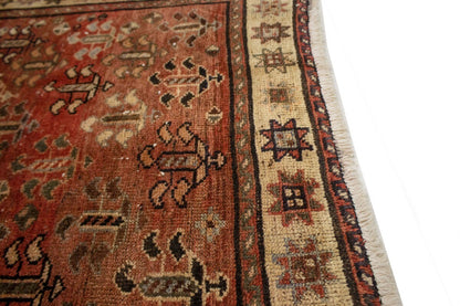 5X9 Ft Rare Size Antique Oriental Rug Floral