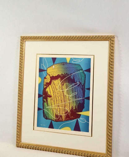 Heinrich Tadeushevich Stopa Impulse 2 1993 Original Lithograph  Signed Soviet