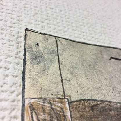 Horst Janssen Signed Poster "Magnolia" Berggruen Paris A2 66X44Cm German Artist