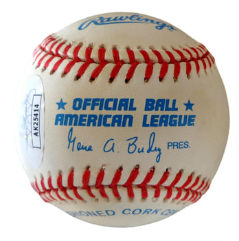 Willie Young Autographed Onl Baseball Negro League Black Barons Jsa 179816