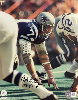 Bob Lilly Autographed 8X10 Footballo Photo
